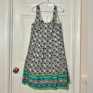 2010’s Nine West Size 14 Black and White Dress